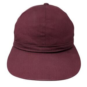 Stevens Fitted Baseball Cap Red Size 7 1/8 Outdoor Blank Vintage